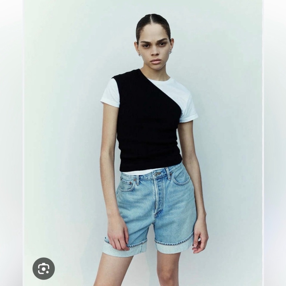 NWT Agolde Dame Denim Shorts